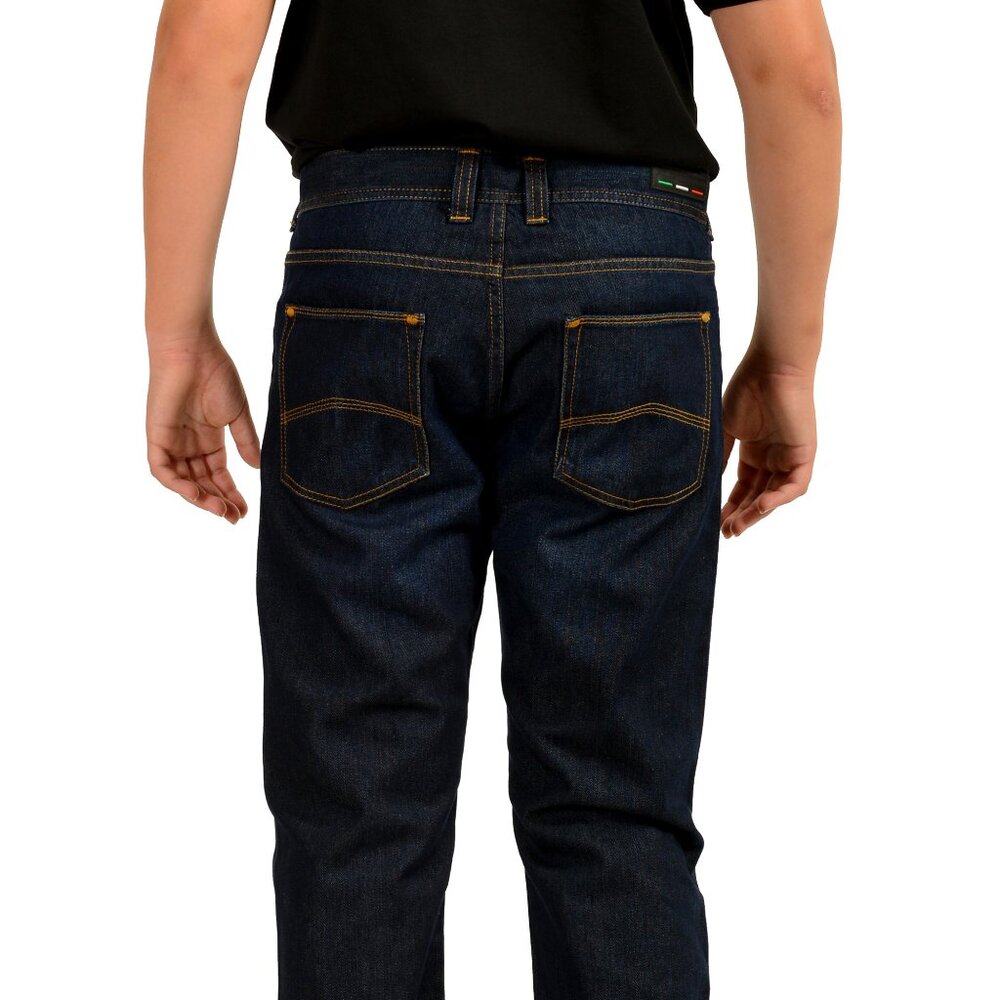 Scuderia Ferrari Men's 5 Pockets Blue Wash Straight Leg Jeans US 30 IT 46 - Picture 3 of 6